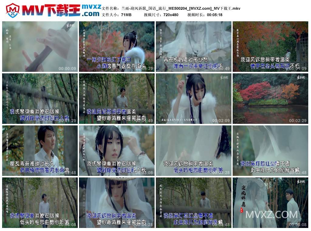 兰雨-迎风诉愿_国语_流行_ME500204